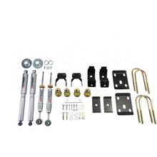 Load image into Gallery viewer, Lowering-Kit-14-ChevGm-SilveradoSierra-Std-Cabs-2Wd-0In-To--4In-Front7In-Rear-With-Shock