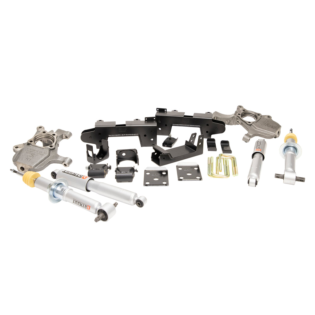 Lowering-Kit-2019-Chevrolet-Silverado--Gmc-Sierra-1500-2Wd-All-Cab---2-4In-Fr--6In-R