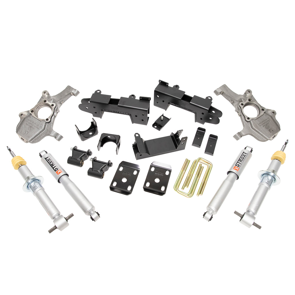 Lowering-Kit-2019-Chevrolet-Silverado--Gmc-Sierra-1500-2Wd-All-Cab---2-4In-Fr--6In-R