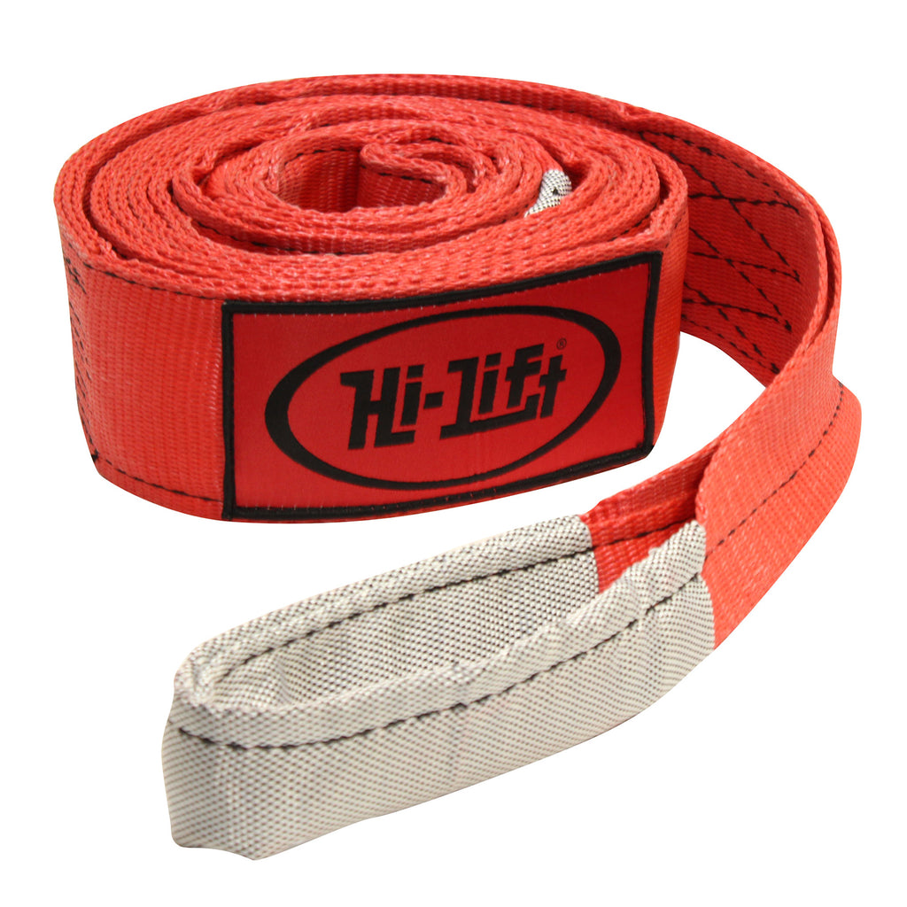 Hi-lift Jack STRP-315 3"x15' Reflective Loop Recovery Tree Save Strap. 30000 lb. capacity.