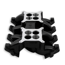 Load image into Gallery viewer, Ls-Carbureted-Manifold---2X4-Dual-Plane---Black-Gm-Ls1Ls2Ls6
