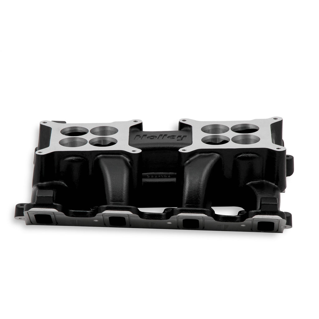 Ls-Carbureted-Manifold---2X4-Dual-Plane---Black-Gm-Ls1Ls2Ls6