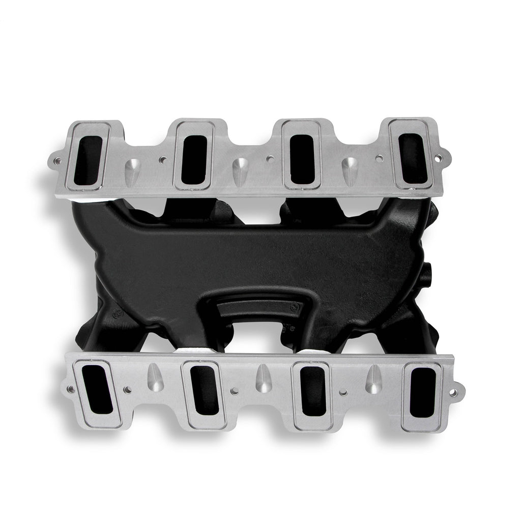 Ls-Carbureted-Manifold---2X4-Dual-Plane---Black-Gm-Ls1Ls2Ls6