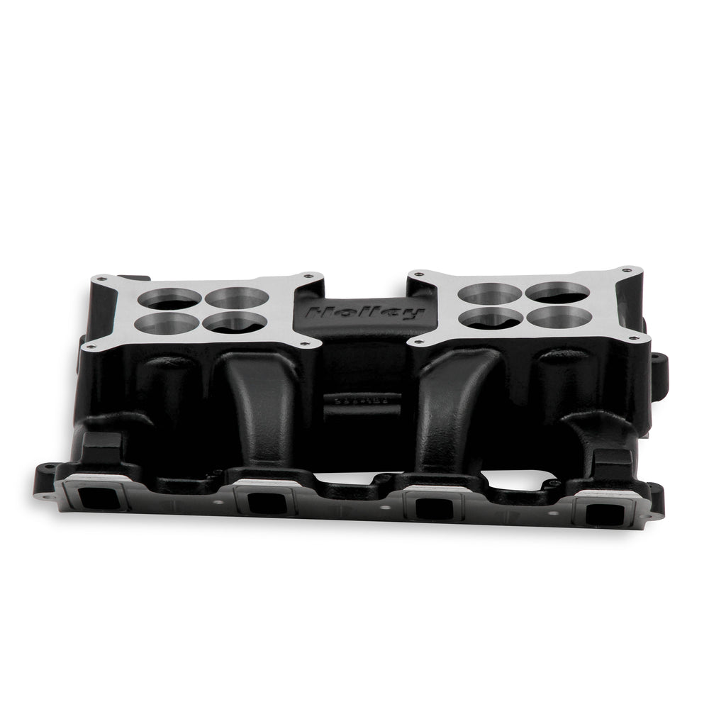 Ls-Carbureted-Manifold---2X4-Dual-Plane---Black-Gm-Ls1Ls2Ls6