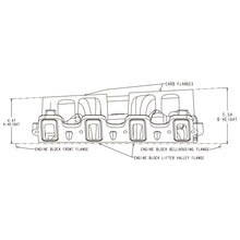 Load image into Gallery viewer, Ls-Efi-Manifold---2X4-Dual-Plane---Black-Gm-Ls1Ls2Ls6