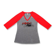 Load image into Gallery viewer, Ls-Fest-Ladies-Baseball-V-Neck-T-Shirt