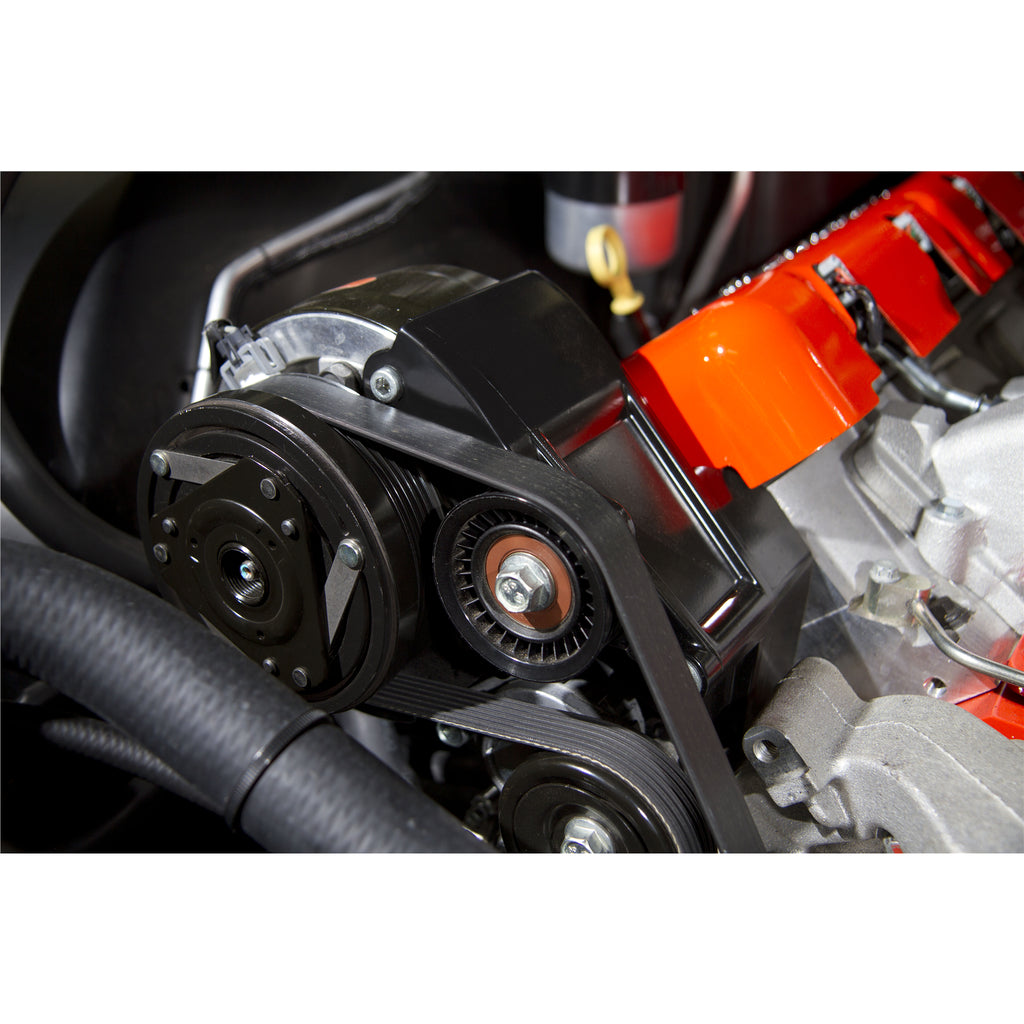Ls-High-Mount-AC-Accessory-Drive-Bracket---Passengers-Side-AC-Bracket---Works-With-R4-Compressor