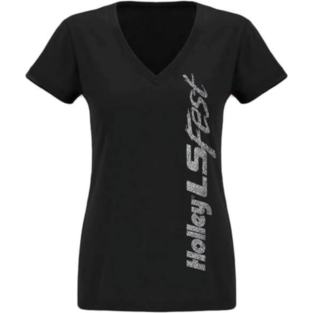 Ls-Ladies-V-Neck-Block-Party-Tee---Black