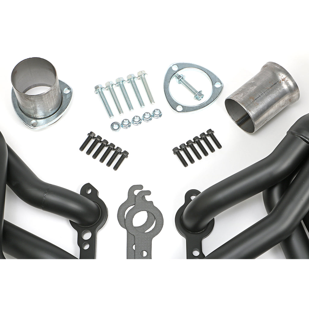 Ls-Swap-Headers;-Mid-Length;-67-69-Camaro--68-74-Nova;-Black-Maxx-Black-Ceramic