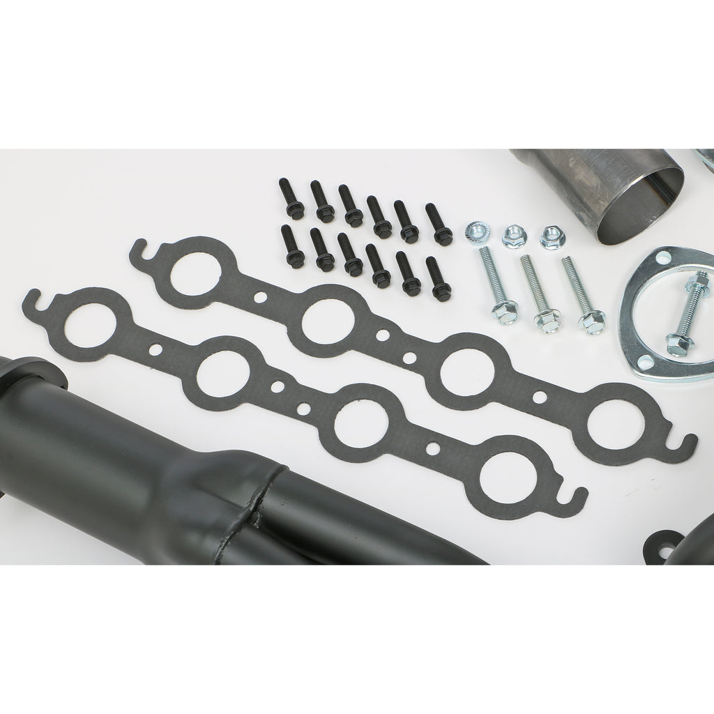 Ls-Swap-Headers;-Mid-Length;-70-81-Camaro--Firebird;-Black-Maxx-Black-Ceramic