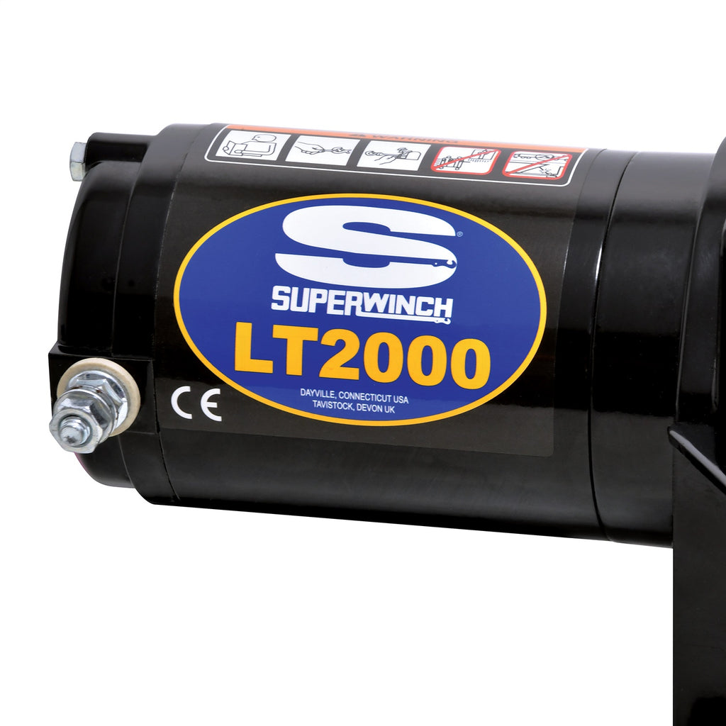 Lt2000-Atv-12-Vdc-Winch-2000-Lb-907Kg-Handlebar-Switch-Rf-Pb-Dshackle