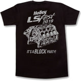 Holley 10195-SMHOL  LS Fest Engine Block T-Shirt
