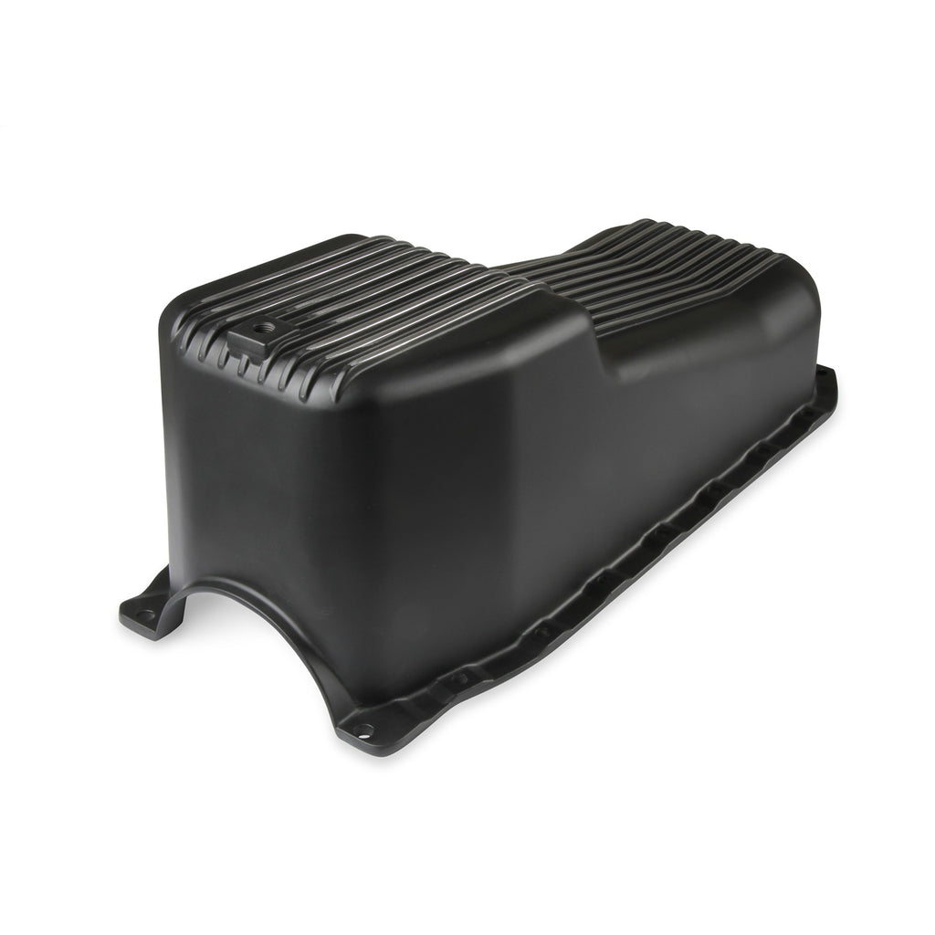 Lts-Alum-Oil-Pan-Kit-Blk-Sbc-Finned