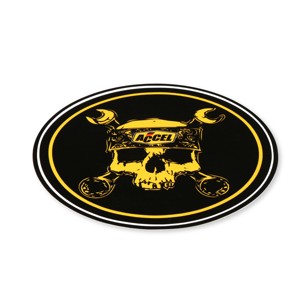 Lts-Decal,Accel-Skull-6-Inch-Round