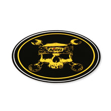 Load image into Gallery viewer, Lts-Decal,Accel-Skull-6-Inch-Round