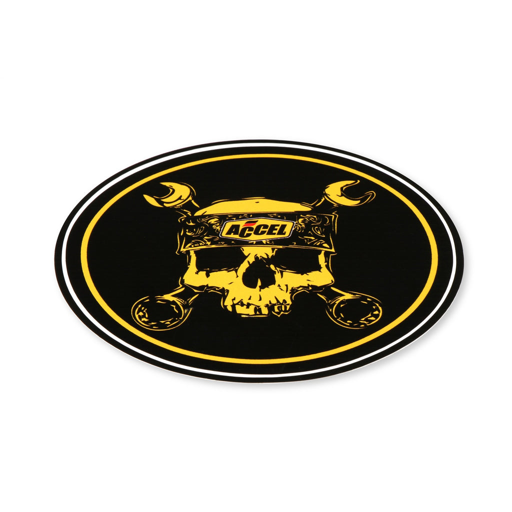 Lts-Decal,Accel-Skull-6-Inch-Round