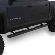 Load image into Gallery viewer, Lund 23810563 5 Inch Oval Curved Nerf Bar for Select Chevrolet Silverado 1500, Chevrolet Silverado LTD, Chevrolet Silverado HD, Chevrolet Silverado HD, GMC Sierra 1500, GMC Sierra Limited, GMC Sierra HD, GMC Sierra HD