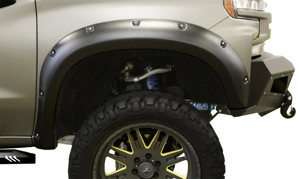 Lund RX140TA Rivet Style Fender Flare Set for Select Chevrolet Silverado 1500, Chevrolet Silverado LTD
