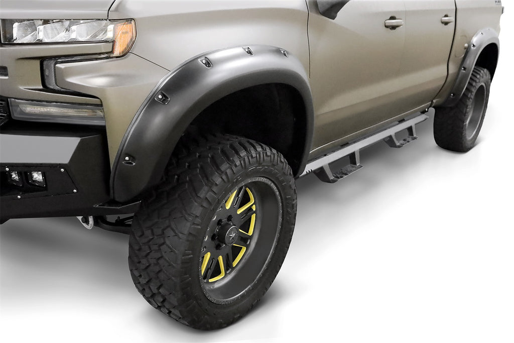 Lund RX140S Rivet Style Fender Flare Set for Select Chevrolet Silverado 1500, Chevrolet Silverado LTD
