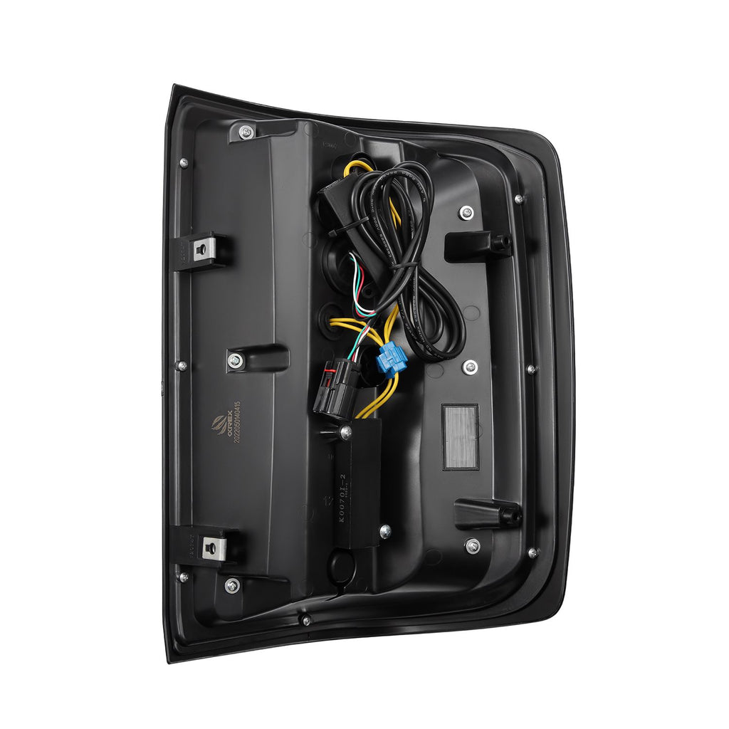 Luxx-Series-BlackRed-Led-Taillights-With-Activation-Light--Sequential-Signal-;-14-18-Silverado-1500--15-19-Silverado-Hd-Without-Factory-Led-Tail-Lights