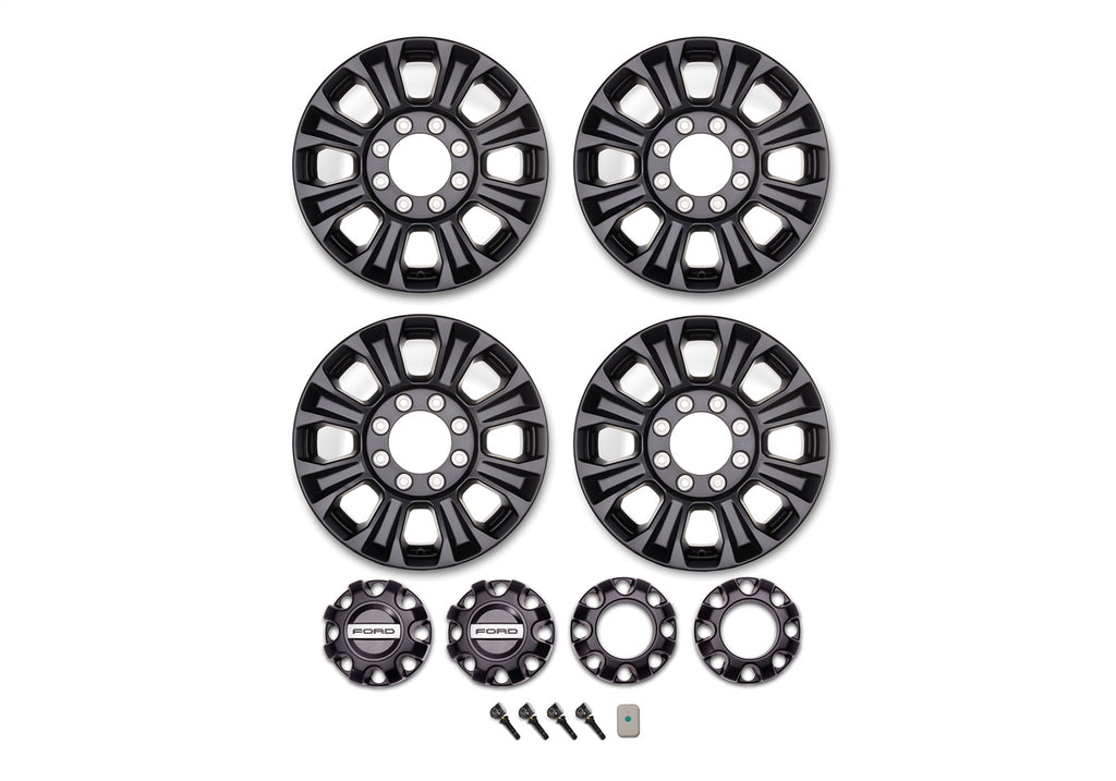 Ford Performance Parts M-1007K-1808SD Wheel Set w/TPMS Kit for Select Ford F-250, Ford F-250 Super Duty, Ford F-350, Ford F-350 Super Duty, Ford F-450 Super Duty, Ford F-550 Super Duty, Ford F-600 Super Duty