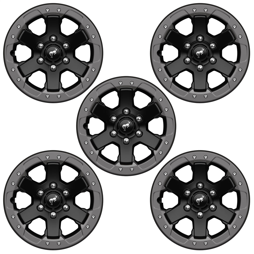 Ford Performance Parts M-1007K-DC178B 2021-2024 Bronco 17" X 8" Beadlock Capable Wheel Kit-Badlands for Select Ford Bronco