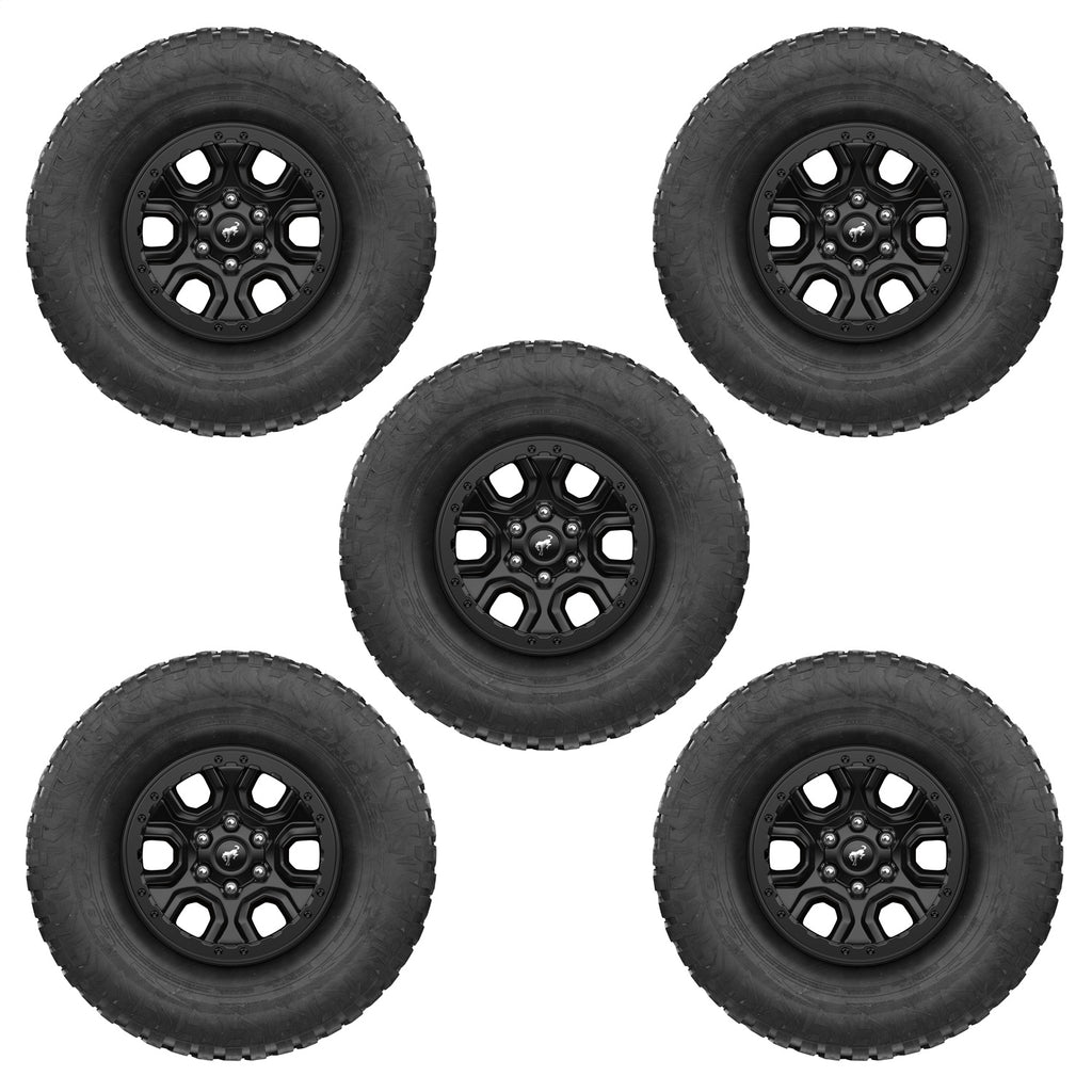 Ford Performance Parts M-1007K-DC1785A 2021-2024 Bronco Beadlock Capable Wheel Kit-Wildtrak for Select Ford Bronco