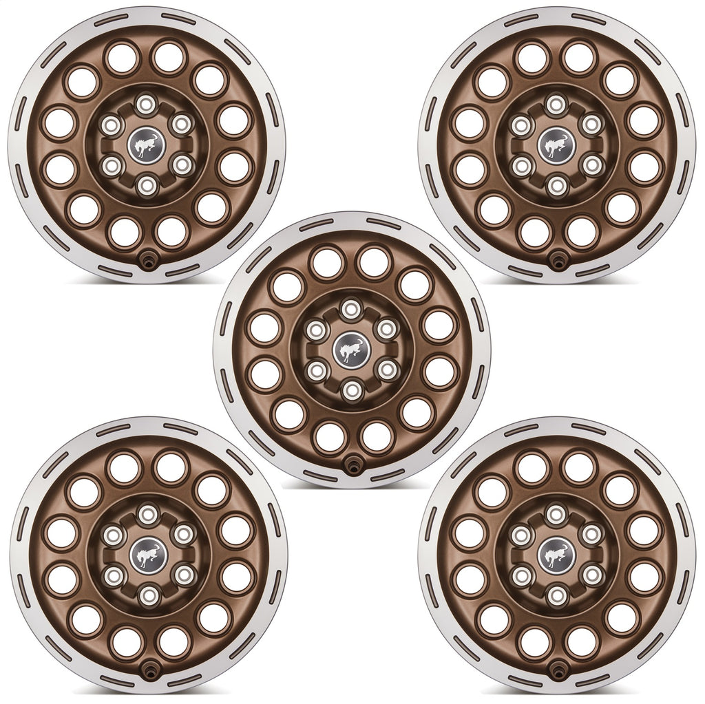 Ford Performance Parts M-1007K-P1780BRN 2021-2024 Bronco 17" X 8.0" Wheel Kit-Sinister Bronze for Select Ford Bronco