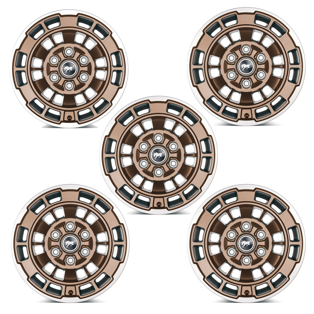 Ford Performance Parts M-1007K-P1785BRN 2021-2024 Bronco 17" X 8.5" Wheel Kit-Sinister Bronze for Select Ford Bronco