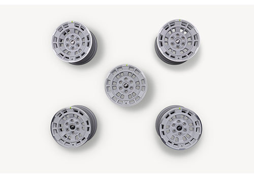 Ford Performance Parts M-1007K-P1785W 2021-2024 Bronco 17" X 8.5" Wheel Kit-Oxford White for Select Ford Bronco