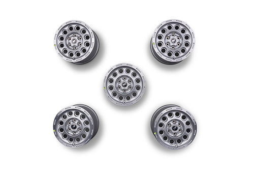 Ford Performance Parts M-1007K-P178S 2021-2026 Bronco 17" X 8" Wheel Kit-Silver for Select Ford Bronco