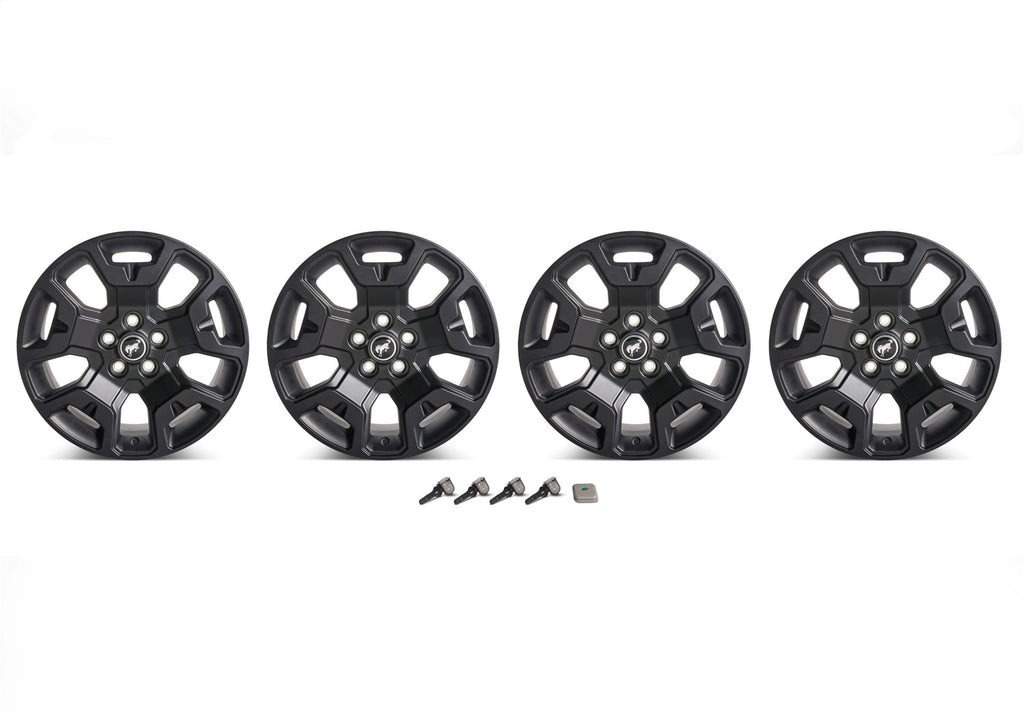 Ford Performance Parts M-1007K-S17BSB 2021-2024 Bronco Sport 17" X 7" Wheel Kit-Low Gloss Black for Select Ford Bronco Sport