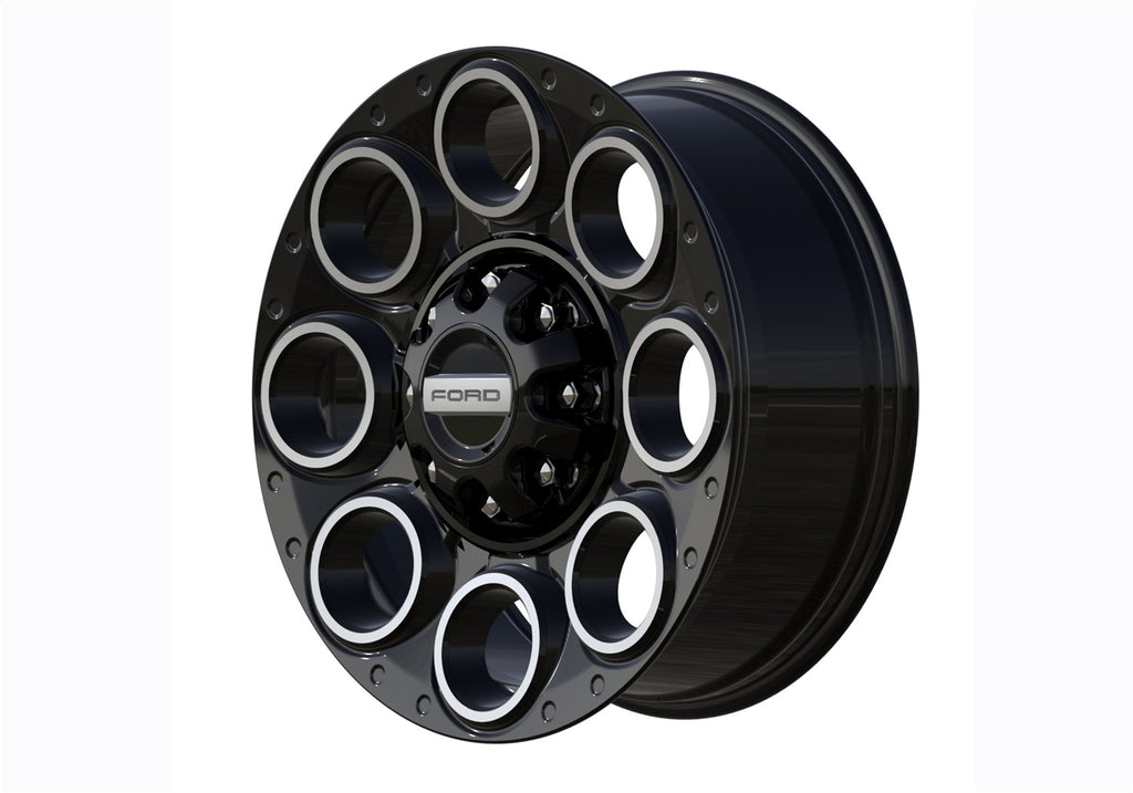 Ford Performance Parts M-1007K-S2008GBM 2005-2022 Super Duty 20" Wheel Kit-Black With Machined Face for Select Ford F-250, Ford F-250 Super Duty, Ford F-350, Ford F-350 Super Duty, Ford F-450 Super Duty, Ford F-550 Super Duty, Ford F-600 Super Duty