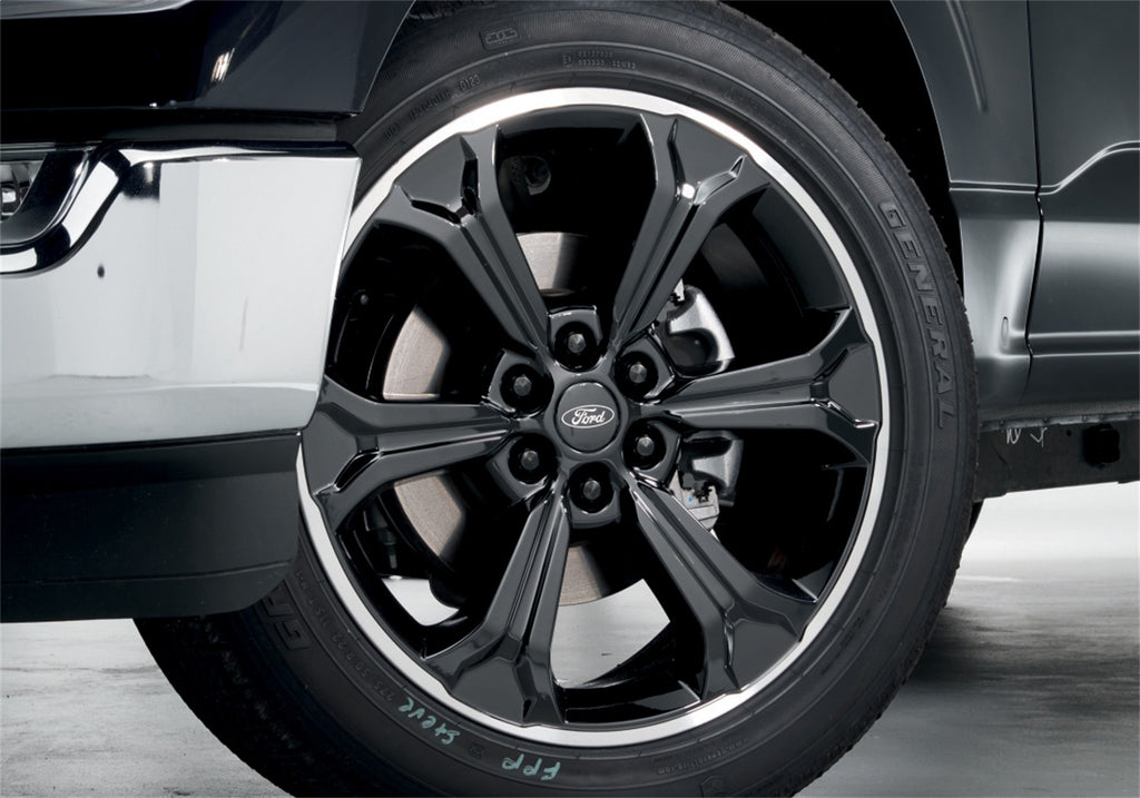 Ford Performance Parts M-1007K-S2295B 2015-2023 F-150 22"X9.5" Wheel Kit-Black With Machined Face for Select Ford Expedition, Ford F-150