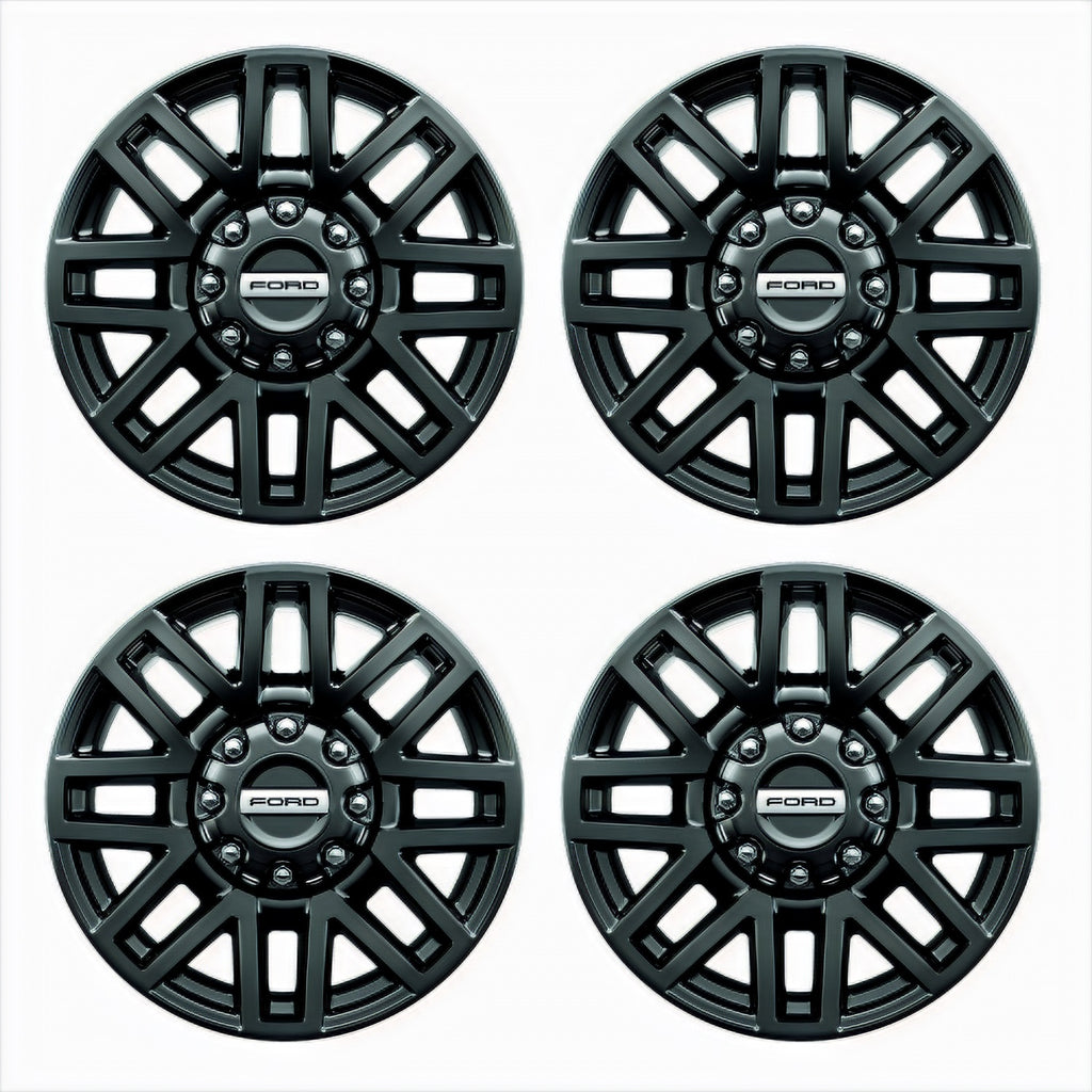 Ford Performance Parts M-1007K-SU2008EB 2005-2022 Super Duty 20" X 8" Premium Black Painted Aluminum Wheel Package for Select Ford F-250 Super Duty, Ford F-350, Ford F-350 Super Duty, Ford F-450 Super Duty, Ford F-550 Super Duty, Ford F-600 Super Duty