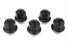 Load image into Gallery viewer, Ford Performance Parts M-1012-BSB M12 X 1.5 Black Lug Nut Wheel Kit of 5 for Select Ford Bronco Sport, Ford EcoSport, Ford Escape, Ford Fusion, Lincoln Corsair, Lincoln MKZ