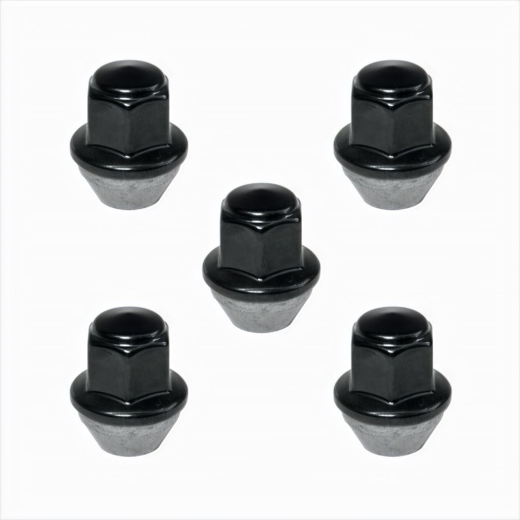 Ford Performance Parts M-1012-MB M14 X 1.5 Black Lug Nut Wheel Kit of 5 for Select Ford Edge, Ford Explorer, Ford Fusion, Ford GT, Ford Maverick, Ford Mustang, Ford Mustang Mach-E, Lincoln Aviator, Lincoln Nautilus