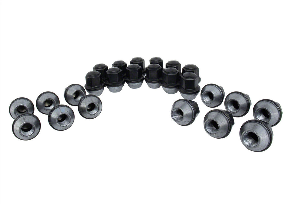 Ford Performance Parts M-1012K-BR M12 X 1.5 Black Lug Nut Vehicle Kit of 24 for Select Ford Bronco, Ford Ranger