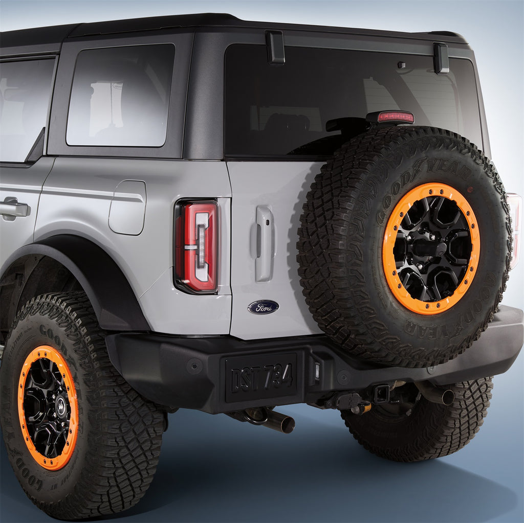 Ford Performance Parts M-1021K-BLO 2021-2025 Bronco Beadlock Trim Ring Kit-Orange for Select Ford Bronco