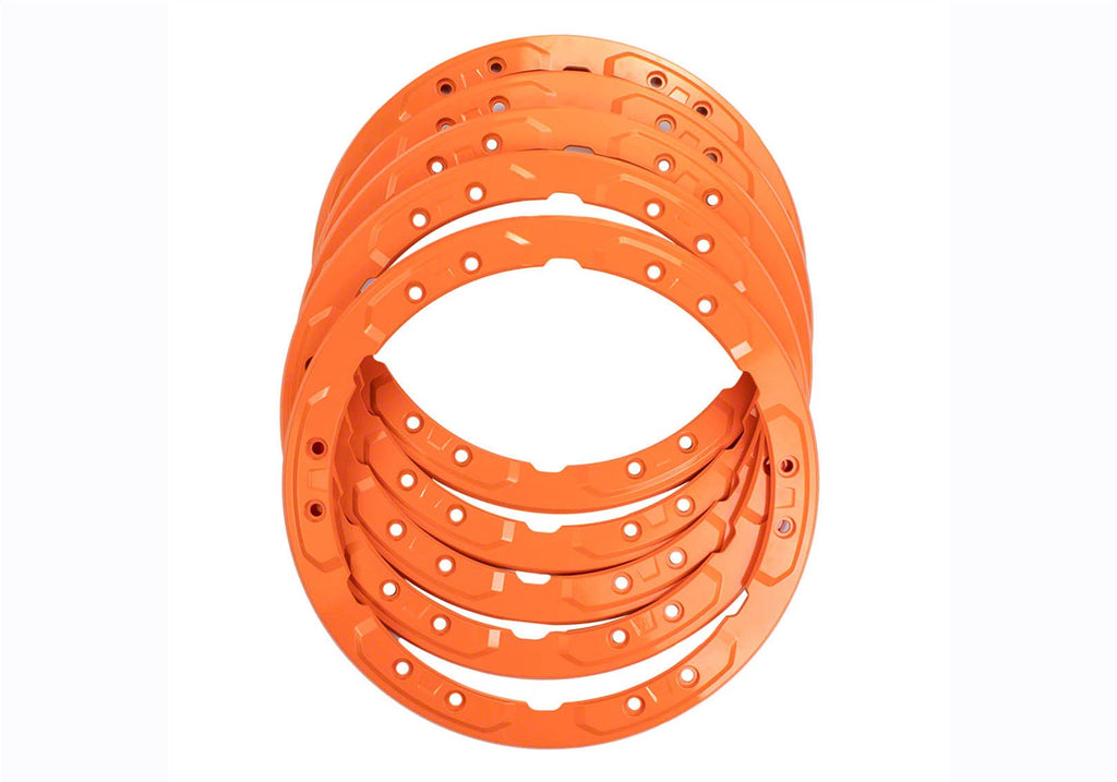 Ford Performance Parts M-1021K-BLO 2021-2025 Bronco Beadlock Trim Ring Kit-Orange for Select Ford Bronco