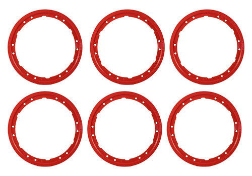 Ford Performance Parts M-1021K-BLR 2021-2025 Bronco Beadlock Trim Ring Kit-Red for Select Ford Bronco