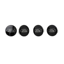 Load image into Gallery viewer, Ford Performance Parts M-1096K-BCC Ford Car Black And Chrome Wheel Center Cap Kit for Select Ford C-Max, Ford Contour, Ford Crown Victoria, Ford Escort, Ford Fiesta, Ford Fiesta Ikon, Ford Figo, Ford Five Hundred, Ford Focus, Ford Fusion, Ford GT, Ford