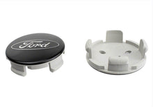 Load image into Gallery viewer, Ford Performance Parts M-1096K-BCC Ford Car Black And Chrome Wheel Center Cap Kit for Select Ford C-Max, Ford Contour, Ford Crown Victoria, Ford Escort, Ford Fiesta, Ford Fiesta Ikon, Ford Figo, Ford Five Hundred, Ford Focus, Ford Fusion, Ford GT, Ford