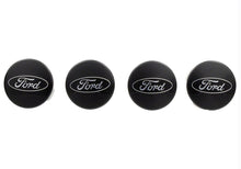 Load image into Gallery viewer, Ford Performance Parts M-1096K-BCC Ford Car Black And Chrome Wheel Center Cap Kit for Select Ford C-Max, Ford Contour, Ford Crown Victoria, Ford Escort, Ford Fiesta, Ford Fiesta Ikon, Ford Figo, Ford Five Hundred, Ford Focus, Ford Fusion, Ford GT, Ford