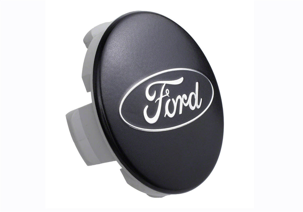 Ford Performance Parts M-1096K-BCS Ford Car Black And Chrome Wheel Center Cap Kit-Satin for Select Ford Mustang