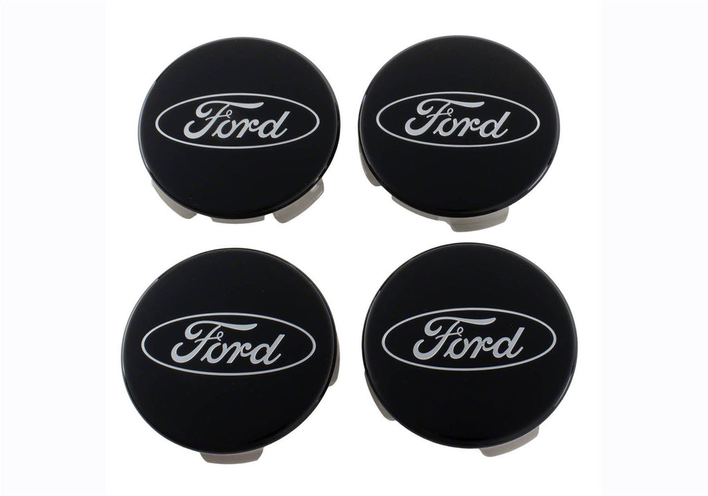Ford Performance Parts M-1096K-BCT Ford Truck/SUV Black And Chrome Wheel Center Cap Kit for Select Ford F-150