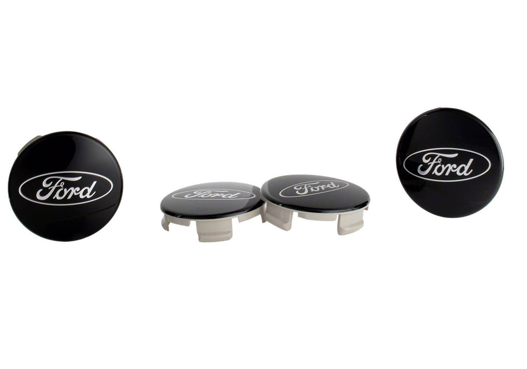 Ford Performance Parts M-1096K-BCT Ford Truck/SUV Black And Chrome Wheel Center Cap Kit for Select Ford F-150