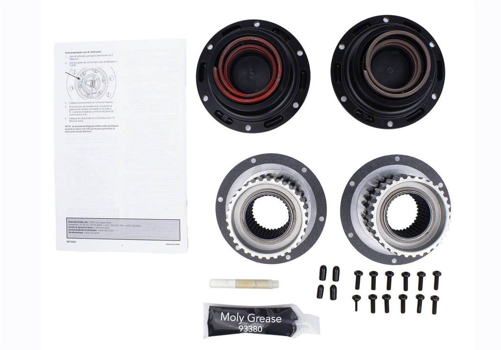 Ford Performance Parts M-1104-SD Super Duty Warn Locking Hubs for Select Ford F-250, Ford F-250 Super Duty, Ford F-350 Super Duty, Ford F-450 Super Duty, Ford F-550 Super Duty