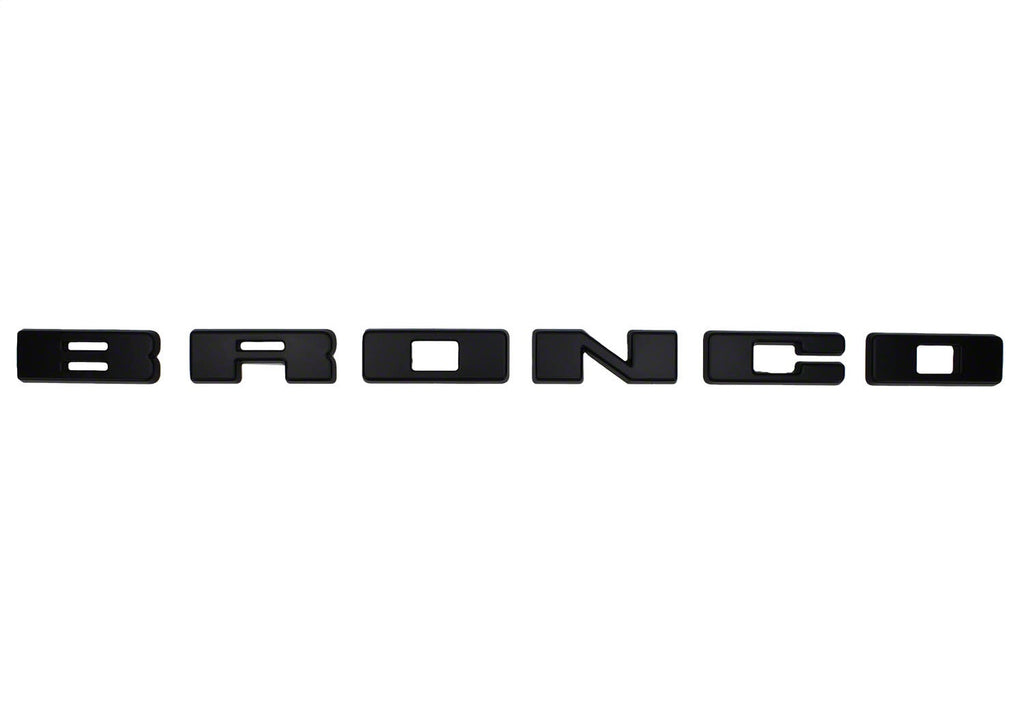 Ford Performance Parts M-1447-BLMB 2021-2025 Bronco Grille Lettering Overlay Kit-Black for Select Ford Bronco