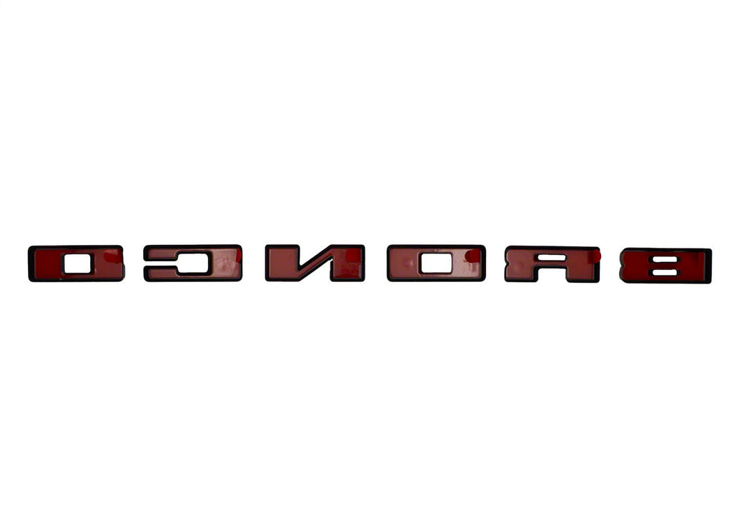 Ford Performance Parts M-1447-BLMB 2021-2025 Bronco Grille Lettering Overlay Kit-Black for Select Ford Bronco